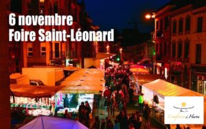 Foire Saint-Léonard - Stand de la confrérie du Herve