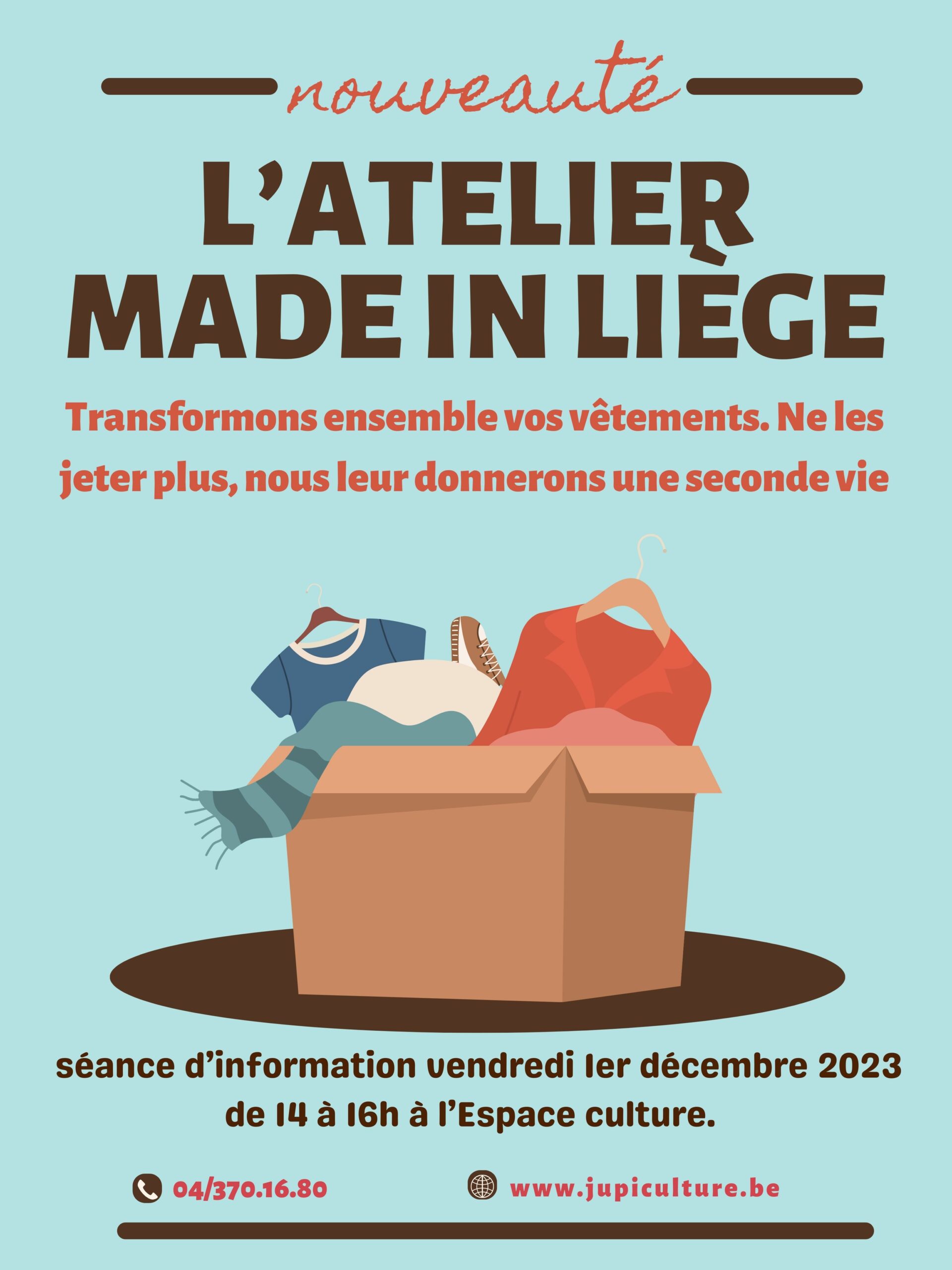 Séance d'information : L'Atelier Made in Liège aux Acacias à JUPILLE