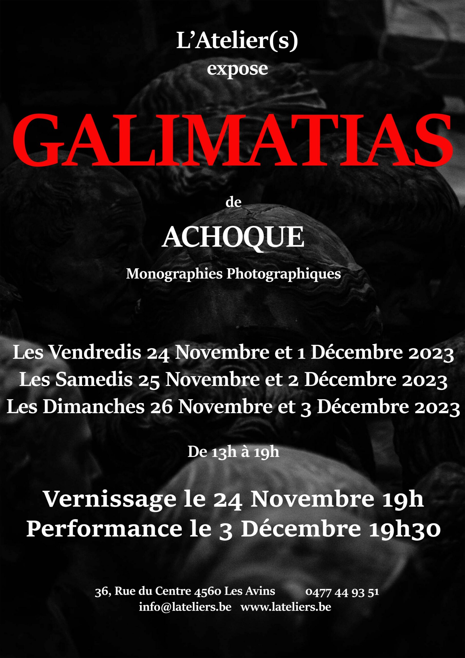 L'Atelier(s) expose GALIMATIAS de ACHOQUE à Les AVINS (Clavier)
