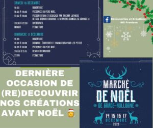  Découvertes & Créations - MC Frantzen s'invite au Marché de Noël de Grâce-Hollogne