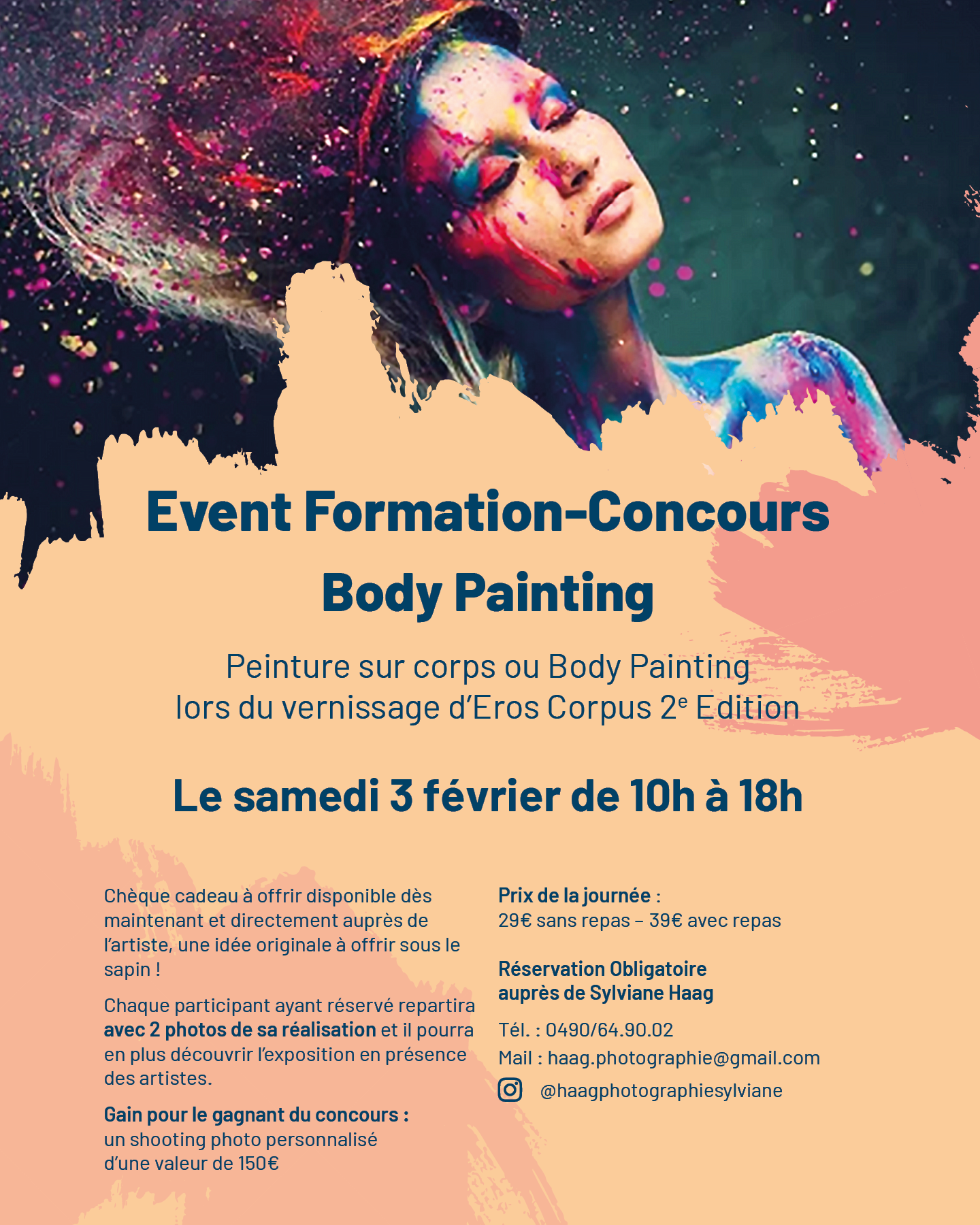Body Painting à La Galerie Opéra à LIEGE