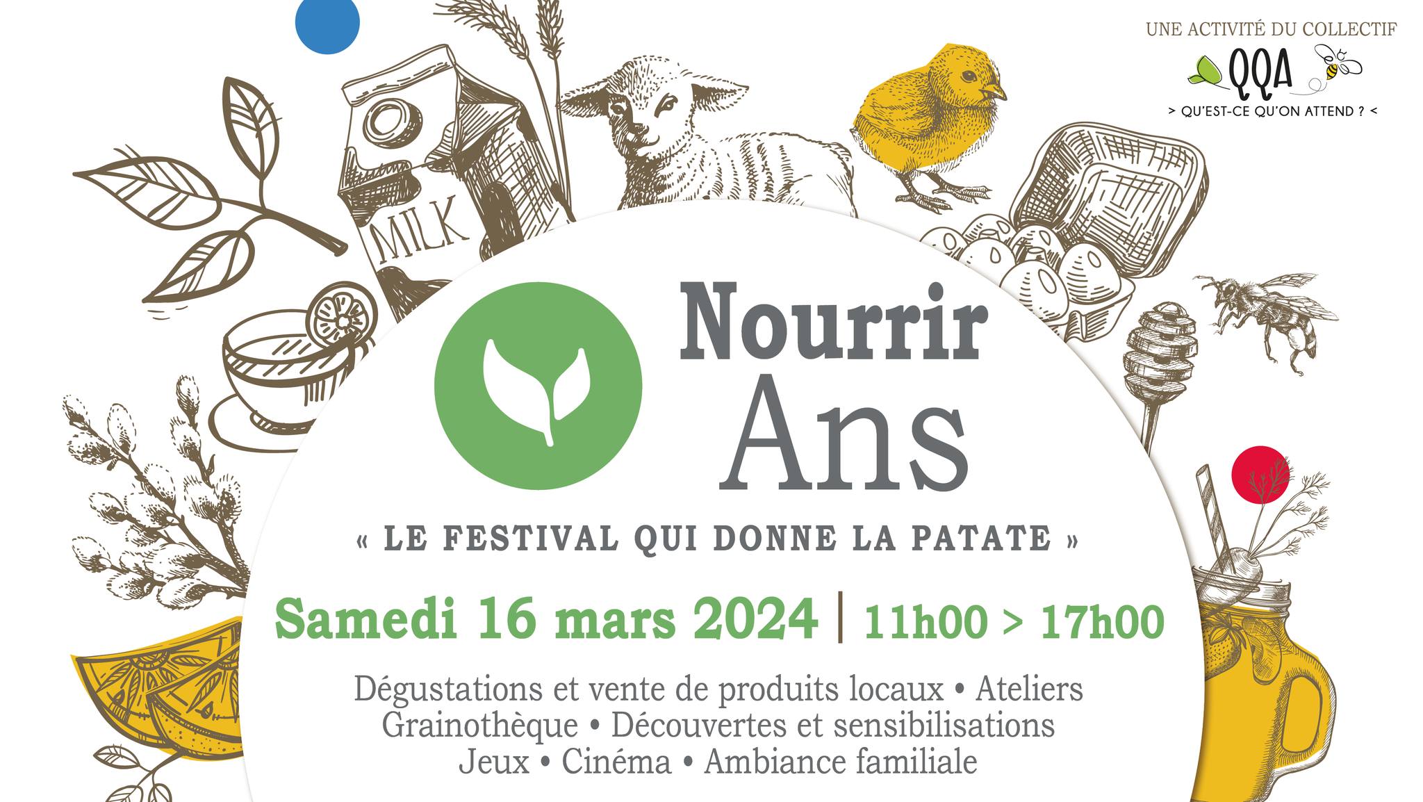 Nourrir Ans 2024 - Le Festival qui donne la patate ! au Centre culturel d'ALLEUR