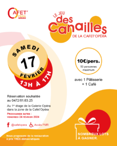 Le jeu des Canailles de la Cafet Opéra à LIEGE