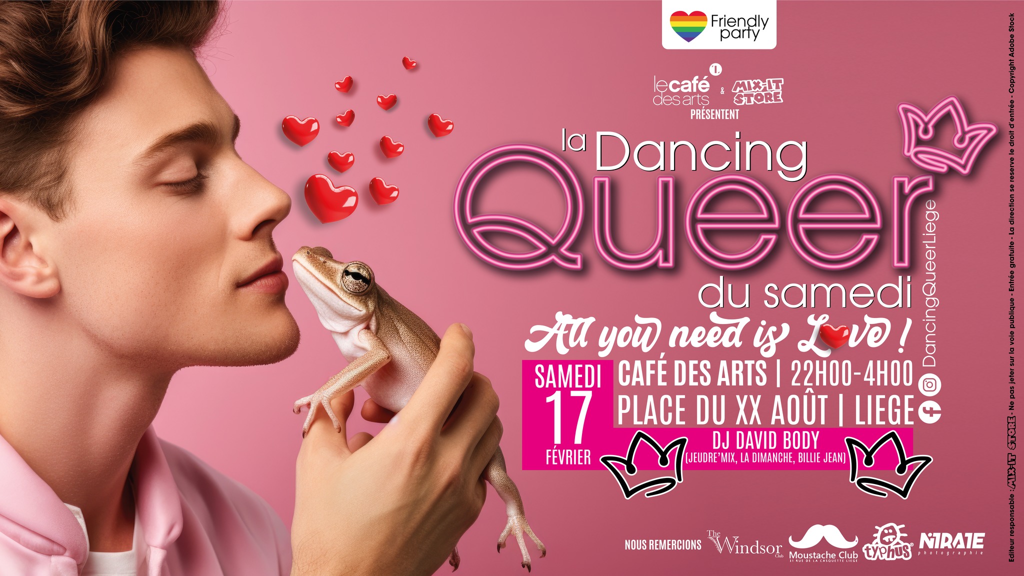 La Dancing Queer | All you need is Love au Café des Arts à LIEGE