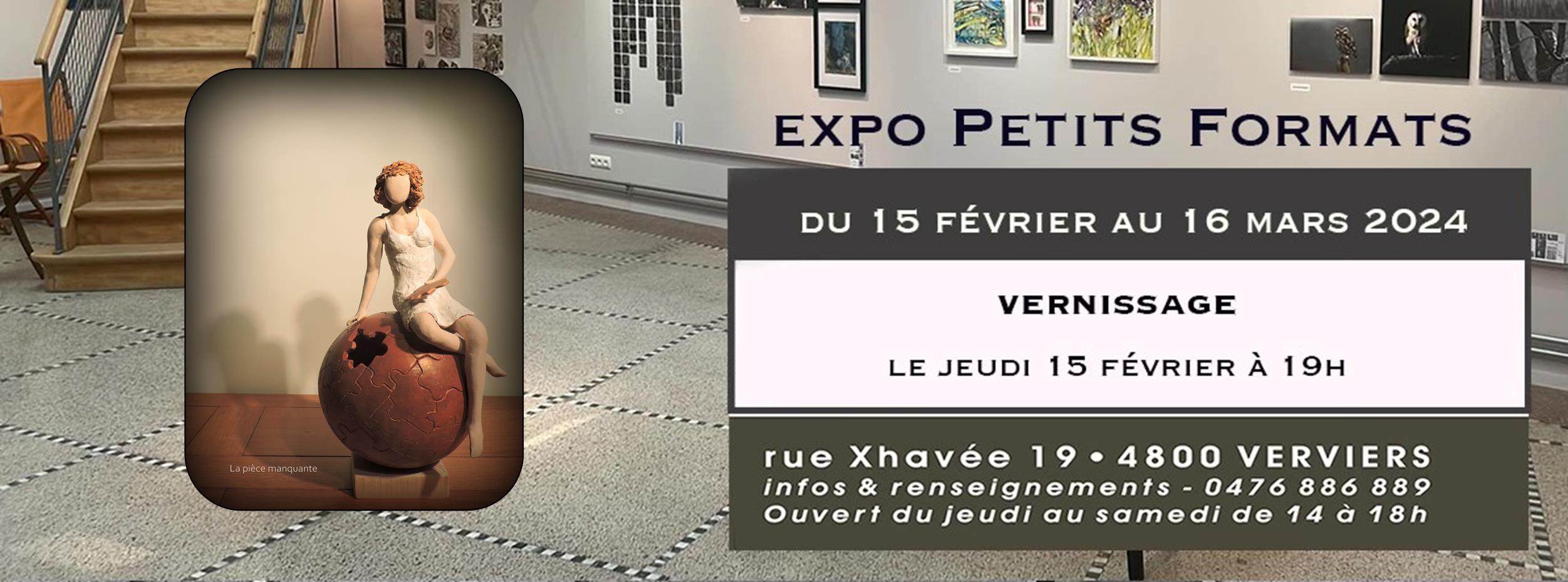 EXPO Petits Formats au Centre d'Art Léon Stenne - CALS à VERVIERS
