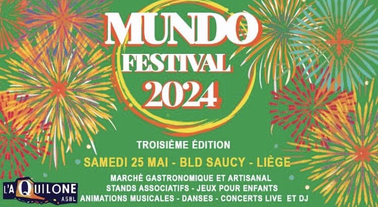 Mundo Festival 3ème édition au Boulevard Saucy 25 à LIEGE