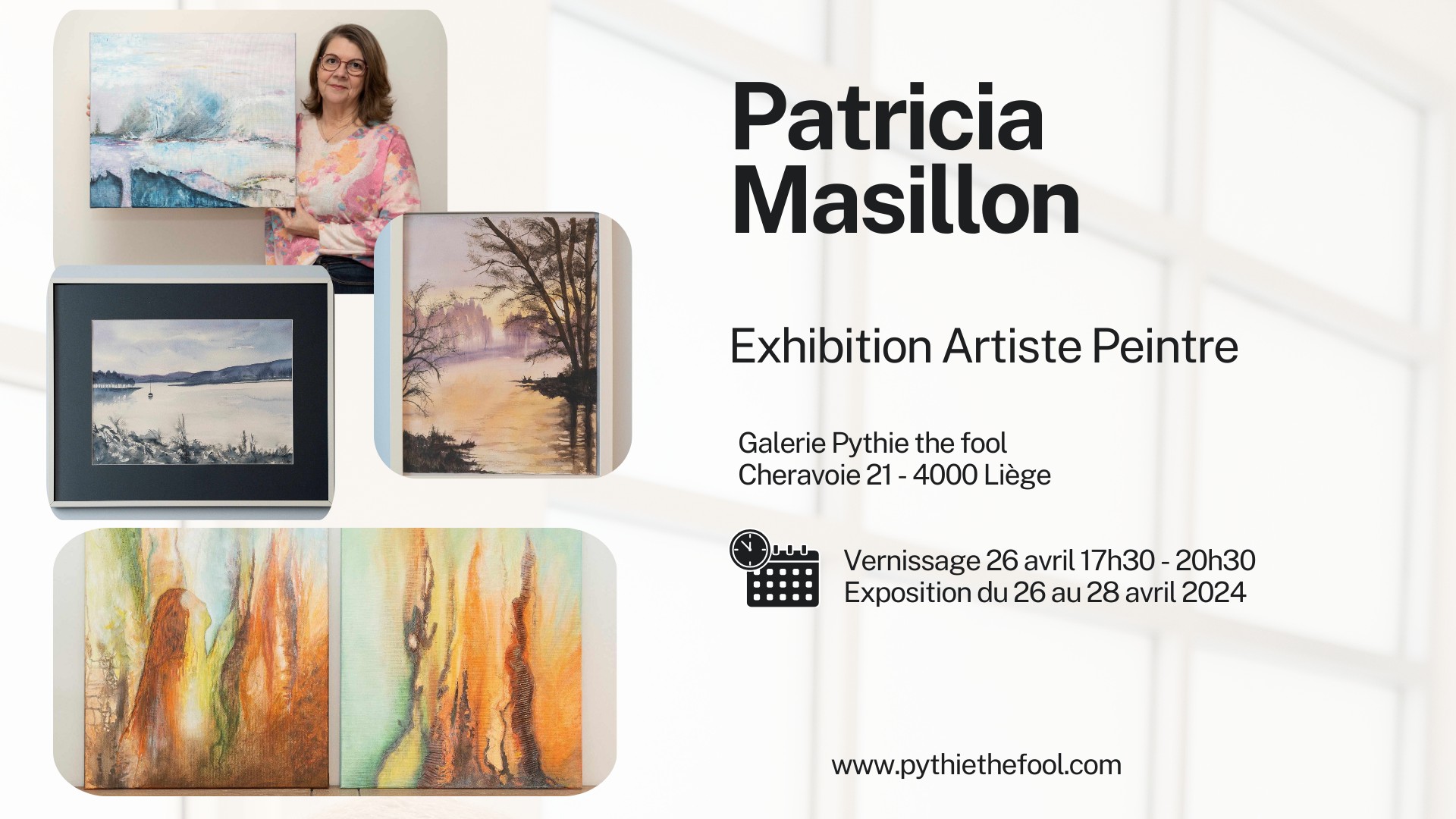 Patricia Masillon - Expo chez Pythiethefool à LIEGE