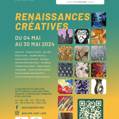 L’artiste Claire Williams sera présente aux Drapiers (Liège) ce samedi 27 avril