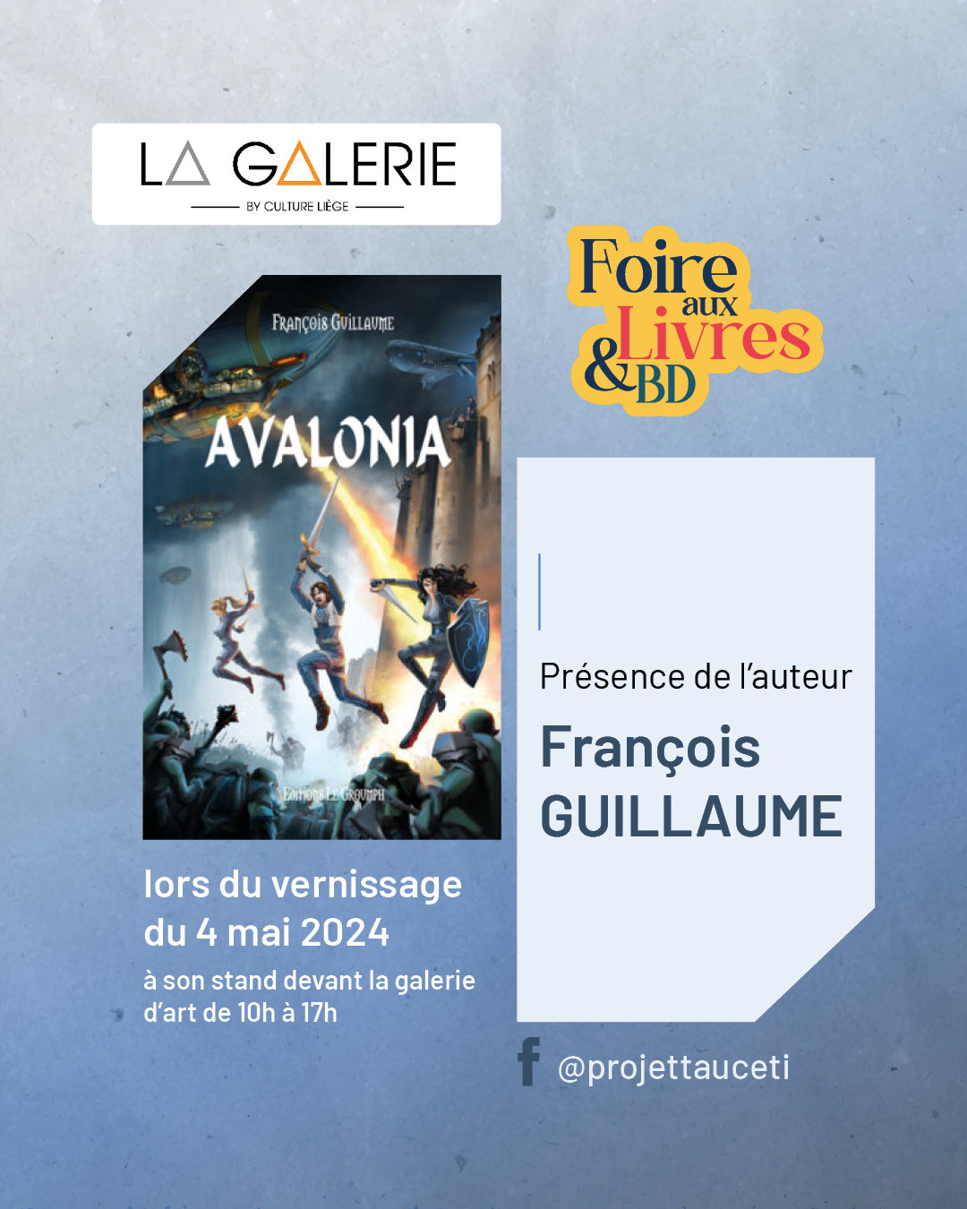 "Avalonia" & "La Bière des étoiles" de François Guillaume à La Galerie Opéra à LIEGE