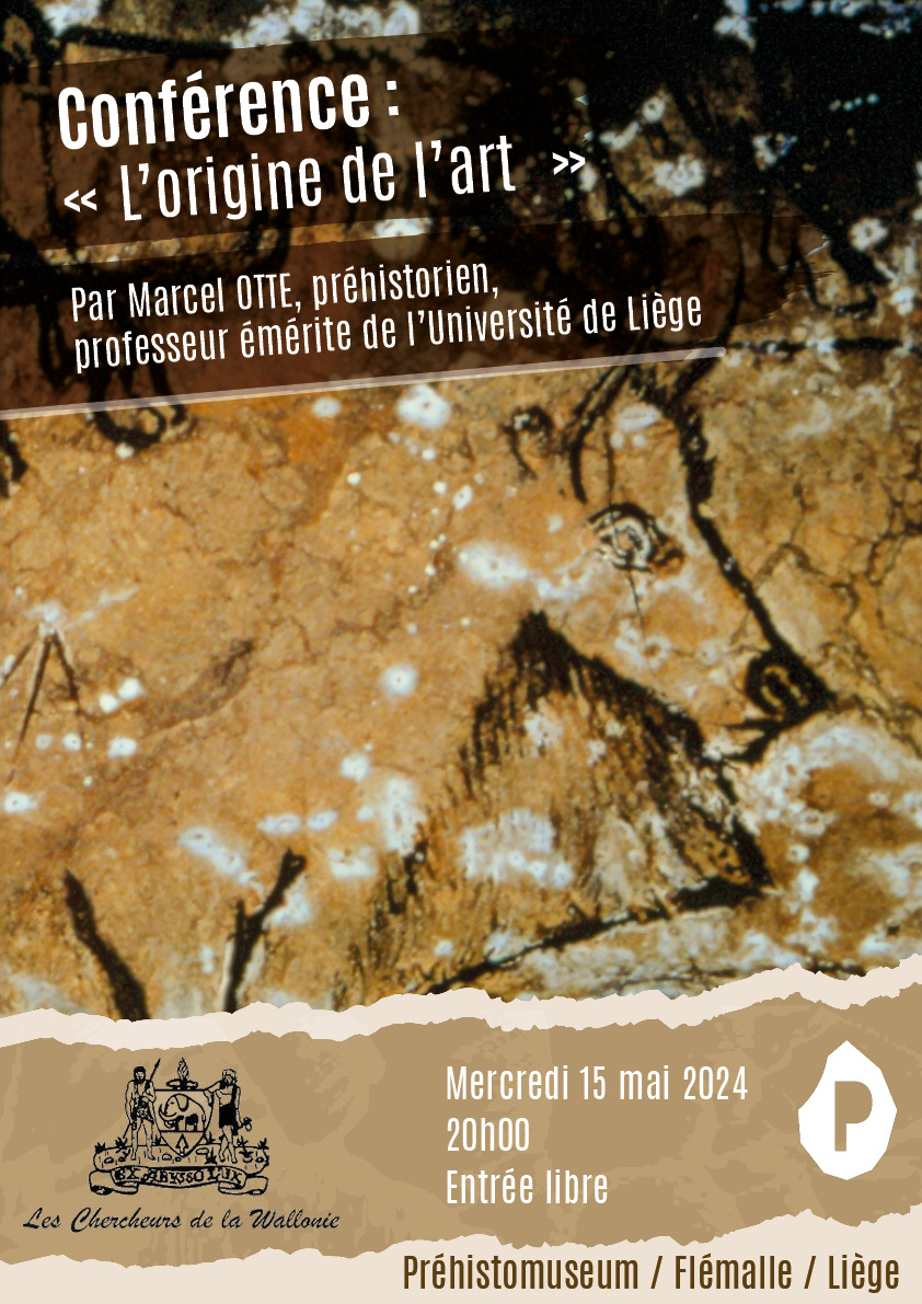 L'ORIGINE DE L'ART par Marcel OTTE au Préhistomuseeum à RAMIOUL