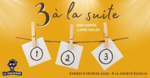 Spectacles Improvisés - 3 à la suite à A la Courte Echelle à LIEGE