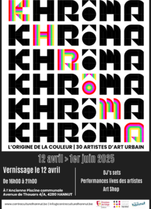 Du 12 Avril au 1er Juin 2025, KRÔMA : Exposition d'art Urbain au Centre culturel de Hannut