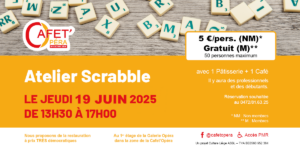 SCRABBLE à L aCafet'Opéra à LIEGE