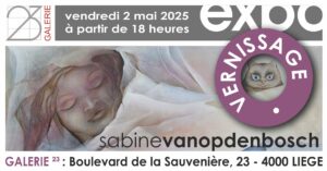 Exposition : La Galerie 23 vous présente l'exposition "La Planète de Sabine" par Sabine VAN OP DEN BOSCH