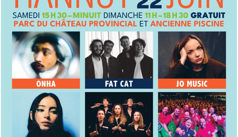 Affiche Fête de la Musique 2025 à Hannut