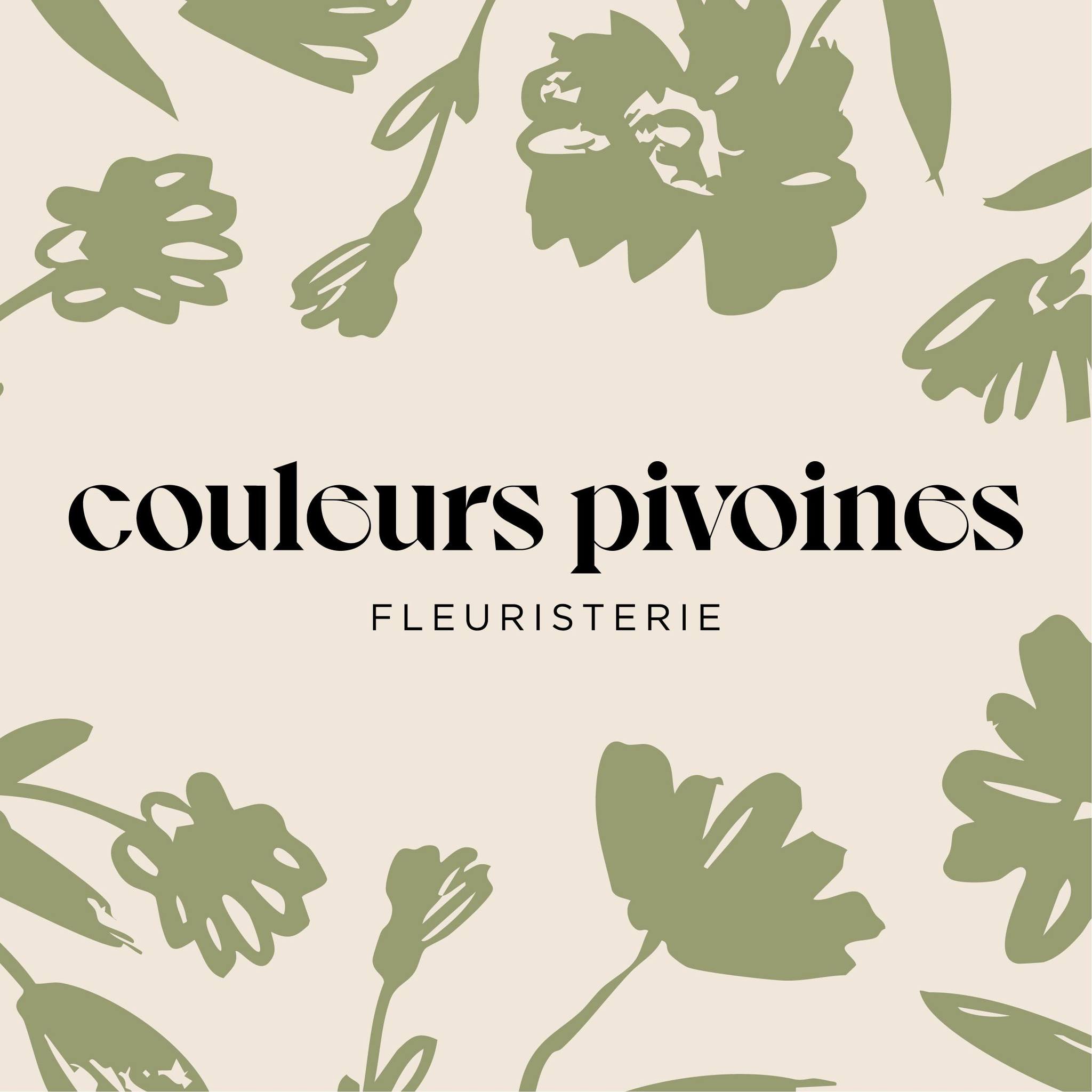 Couleurs pivoines Fleuriste