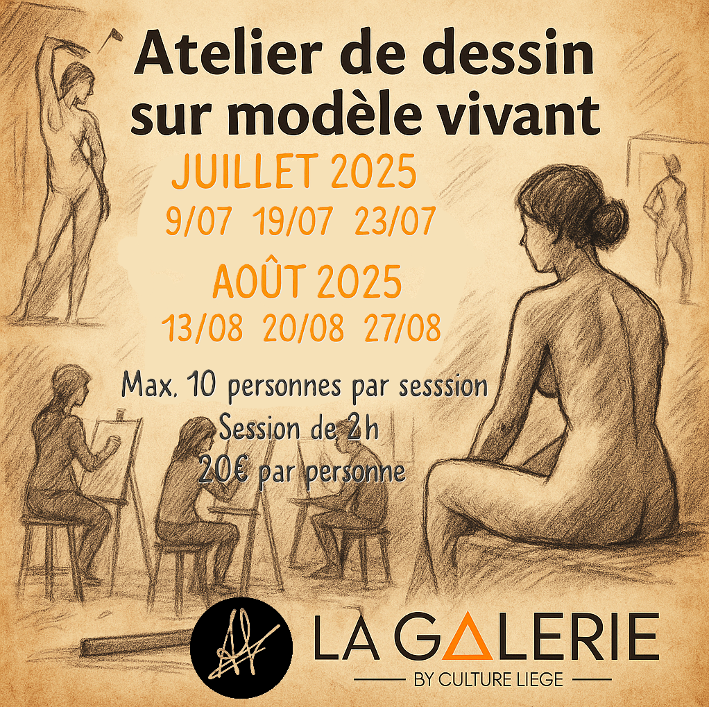✏️ Atelier de dessin sur modèle vivant – Été 2025