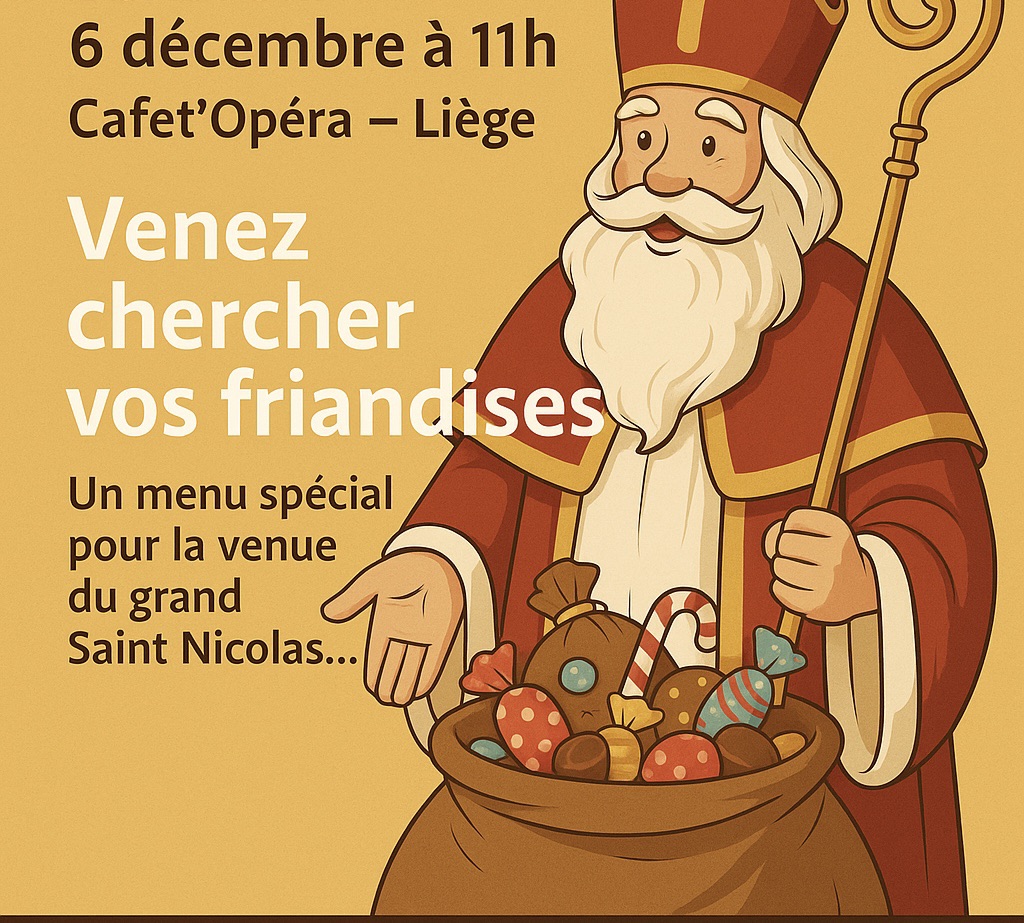 Saint Nicolas passe par la Cafet’Opéra