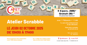SCRABBLE à la Cafet'Opéra à LIEGE