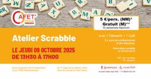SCRABBLE à la Cafet'Opéra à LIEGE