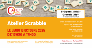 SCRABBLE à la Cafet'Opéra à LIEGE