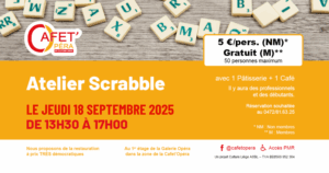Scrabble à la Cafet'Opéra à LIEGE
