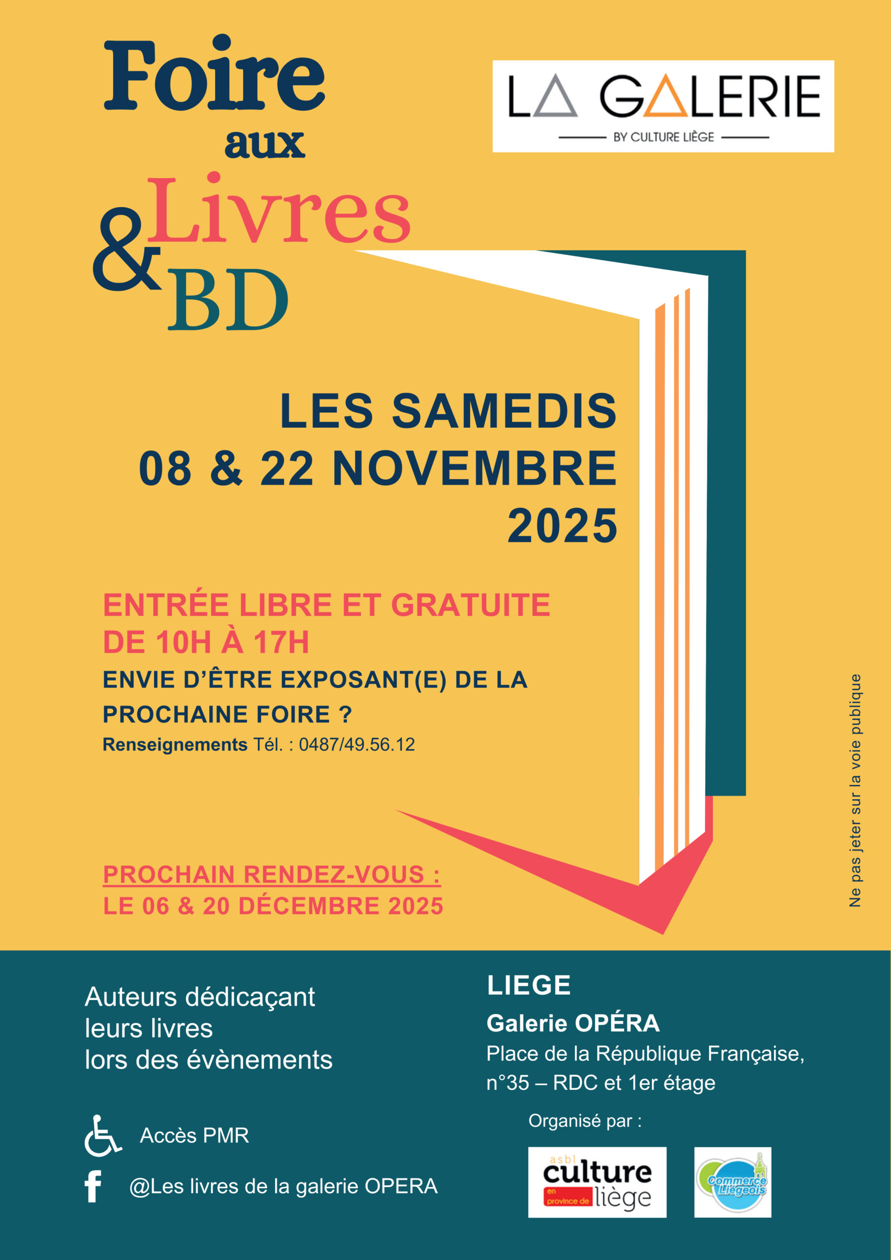 Foire aux Lives & BD'S à La Galerie OPéra à LIEGE