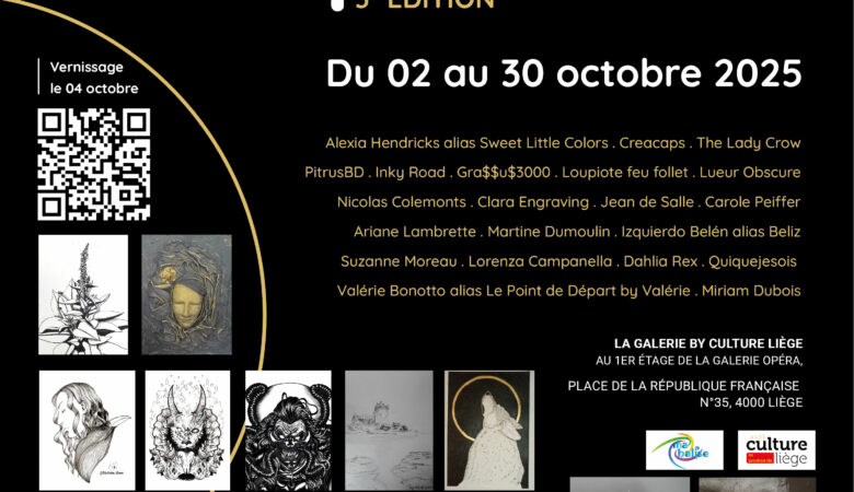 Exposition : « Black & White - 3e Edition » à la Galerie d'Art Liège By Culture Liège ASBL