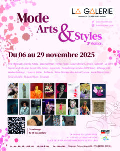Vernissage de l'exposition « Mode Arts & Styles – 3e édition » à la Galerie d'art Liège By Culture Liège ASBL