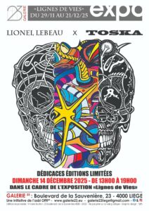 🔥 Séance dédicace Lionel Lebeau et toska 🔥à La Galerie 23 à LIEGE