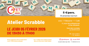 SCRABBLE à la Cafet'Opéra à LIEGE