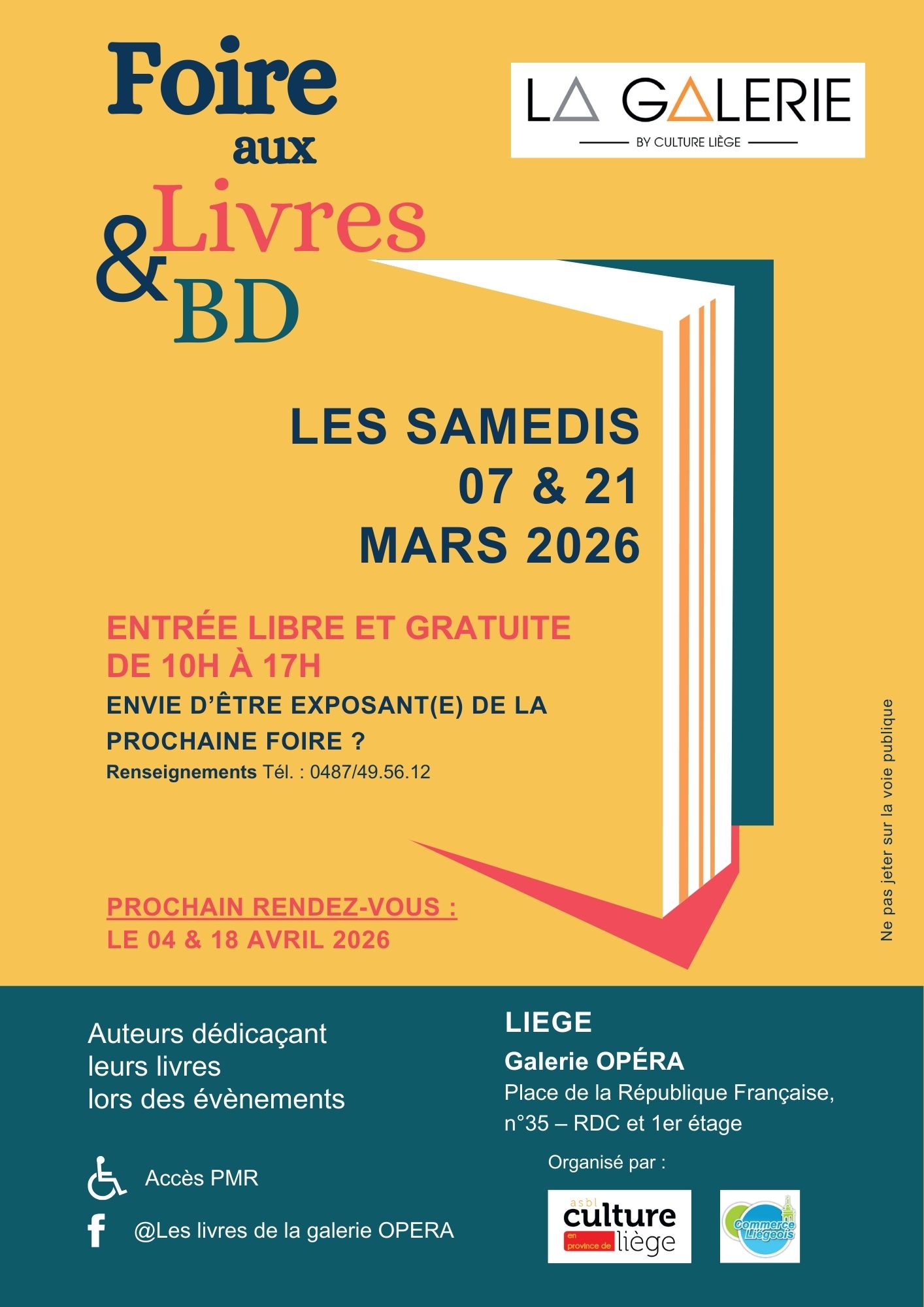 Foire aux Livres & BD's à La Galerie Opéra à LIEGE
