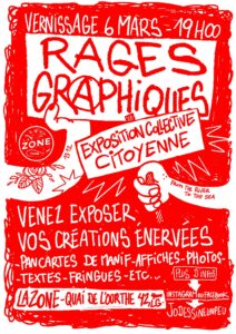 RAGES GRAPHIQUES - Expo collective citoyenne à La Zone