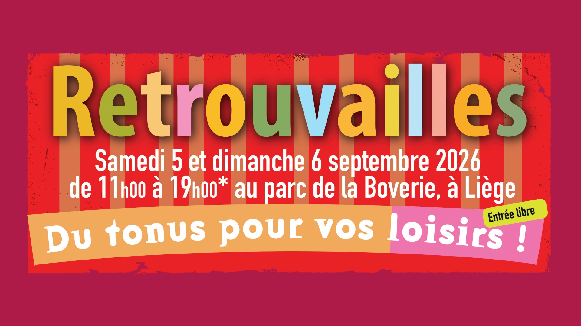 retrouvailles 2026 parc boverie